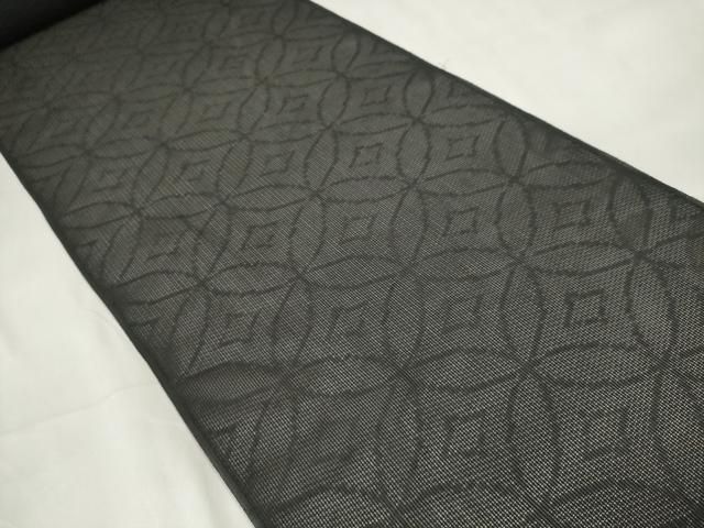 平和屋着物 羽織 コート 西陣 反物 羽尺 スリーシーズン 春夏秋 塵除け 羅 七宝繋ぎ紋紗 黒地 zzz