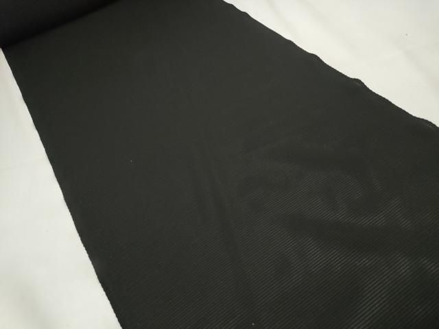 平和屋着物 夏物 黒紋付 黒反物 着尺 絽 憲法染 檳榔子 神路黒 zzz