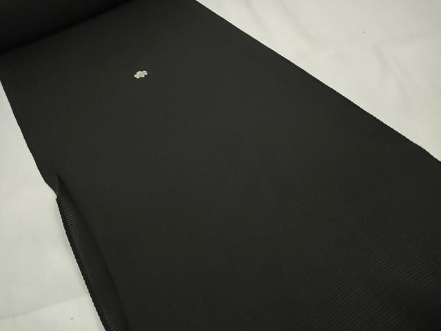平和屋着物＊夏物 黒紋付 黒反物 着尺 絽 五泉 憲法染 神路