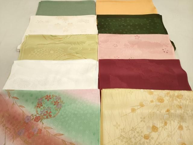 平和屋着物★和装小物　帯揚げ10枚セット　正絹　逸品　DAAX2507xg 平和屋着物☆和装小物 帯揚げ10枚セット 正絹 逸品 DAAX2507xg - メルカリ