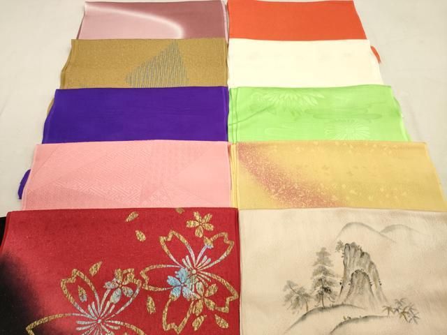 平和屋着物★和装小物　帯揚げ10枚セット　正絹　逸品　DAAZ1526xg 平和屋着物☆和装小物 帯揚げ10枚セット 正絹 逸品 DAAZ1526xg - メルカリ
