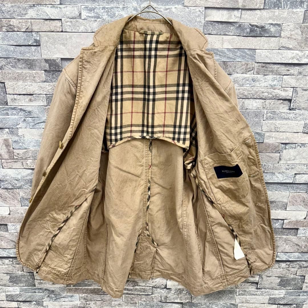 Burberry LONDON バーバリーロンドン 3Bノバチェックコットン