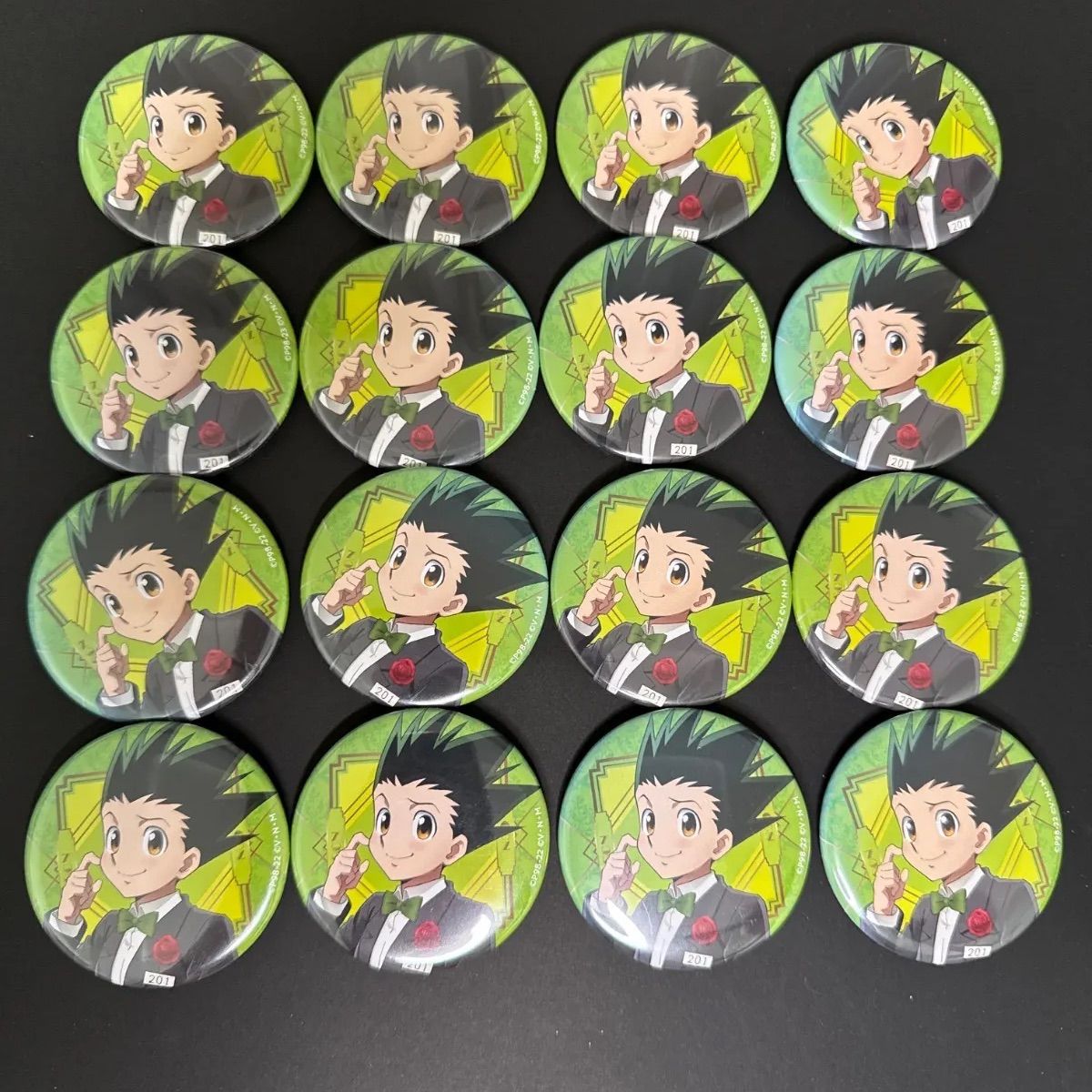 ゴン=フリークス HUNTER×HUNTER×animatecafe 第8弾 幻影旅団編part3 トレーディング缶バッジ 16点まとめ売り