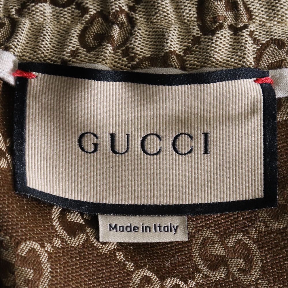 GUCCI GGスプリームリネンハーフパンツ サイズ48 ベージュ 742781