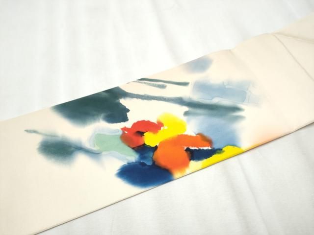 九寸名古屋帯 作家物