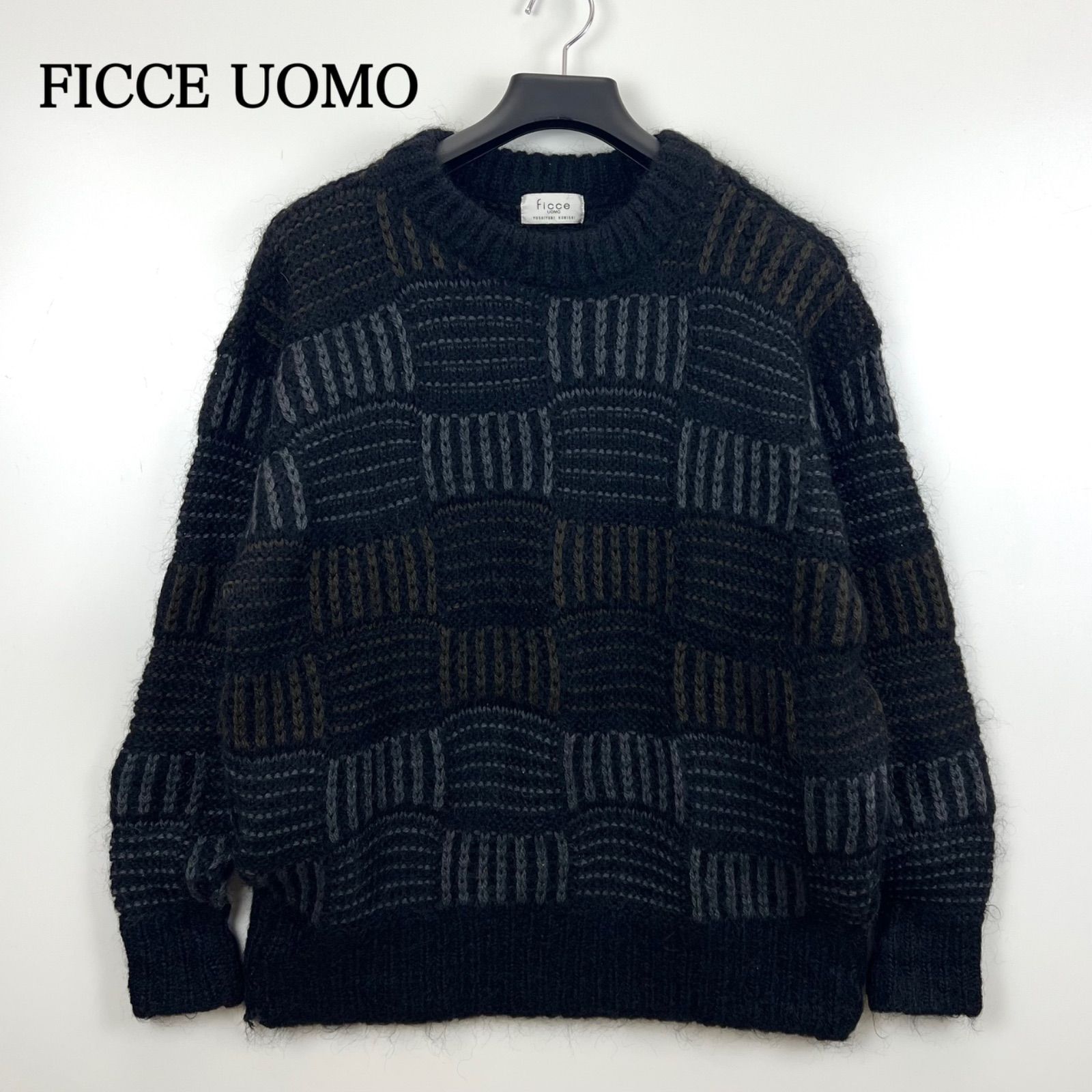 FICCE UOMO YOSHIYUKI KONISHI 90s old archive wool knit sweater
