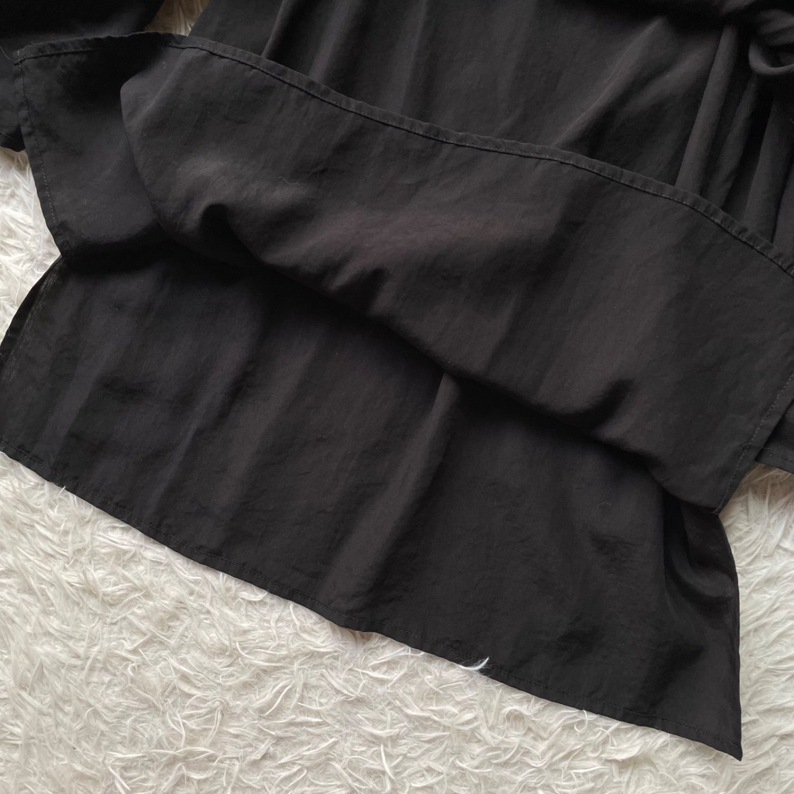 美品 LIMI feu リミフゥ ヨウジヤマモト 変形ポンチョワンピース