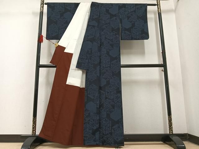 平和屋着物 結城紬