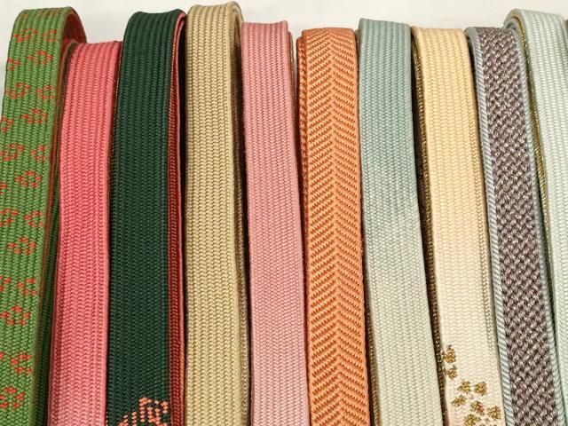 平和屋着物 和装小物 帯締め20本セット 高麗組 笹浪組 金糸 zzz