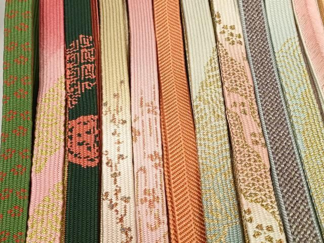  平和屋着物 和装小物 帯締め20本セット 高麗組 笹浪組 金糸 zzz 帯締め 帯留め 帯飾り