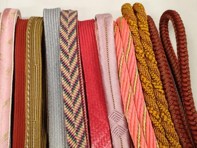  平和屋着物 和装小物 帯締め20本セット 高麗組 笹浪組 亀甲組 金糸 あり zzz 帯締め 帯留め 帯飾り