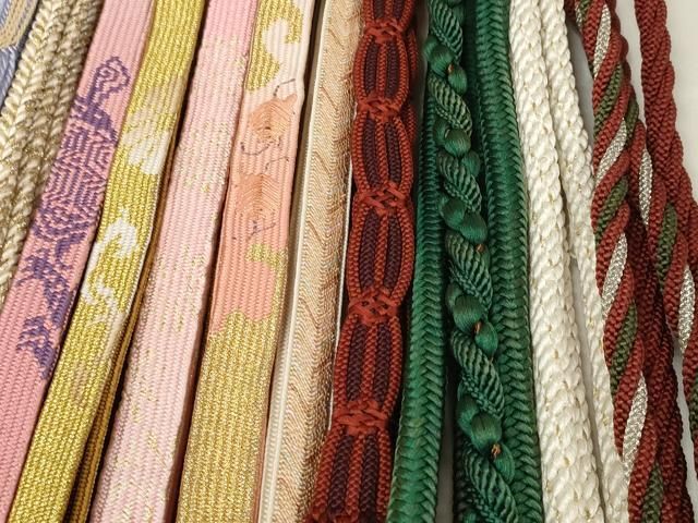  平和屋着物 和装小物 帯締め20本セット 高麗組 観世組 冠組 金糸 zzz 帯締め 帯留め 帯飾り