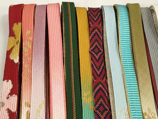 平和屋着物 和装小物 帯締め20本セット 高麗組 笹浪組 鎌倉組 飾り玉 金糸 zzz