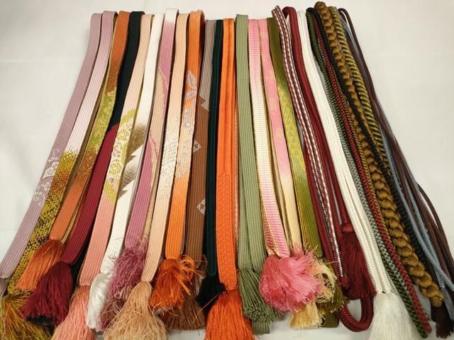 平和屋着物 和装小物 帯締め20本セット 高麗組 冠組 奈良組 鎌倉組 金銀糸 zzz