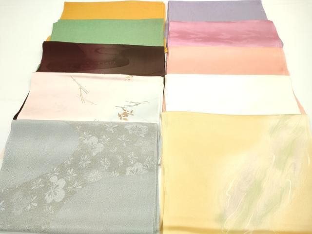 平和屋着物★和装小物 帯揚げ10枚セット 正絹 逸品 CAAZ6368ju