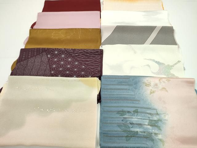 平和屋着物★和装小物　上質な帯揚げ　10枚セット　逸品　CAAM3138xi 平和屋着物☆和装小物 帯揚げ10枚セット 正絹 逸品 CAAZ6380ju - メルカリ