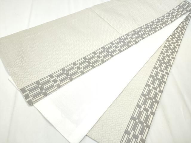 平和屋着物○全通柄袋帯 ふくれ織 七宝文 CABA5102hy