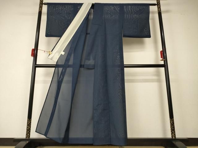 平和屋着物 夏物 色無地 絽 褐返色 洗える着物 jd