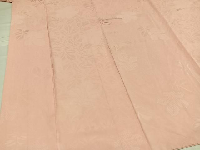 舞葉地紋 赤香色