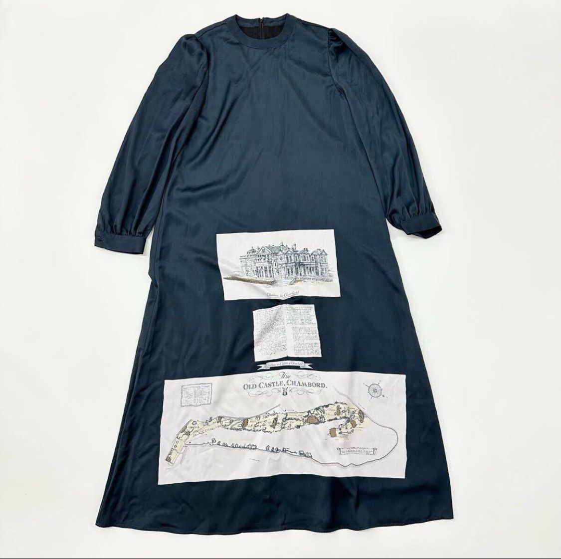 ワンピース LAYERED FOREIGN BOOKS DRESS ameri Ameri（アメリ）の「LAYERED FOREIGN BOOKS DRESS（ワンピース）」 - WEAR