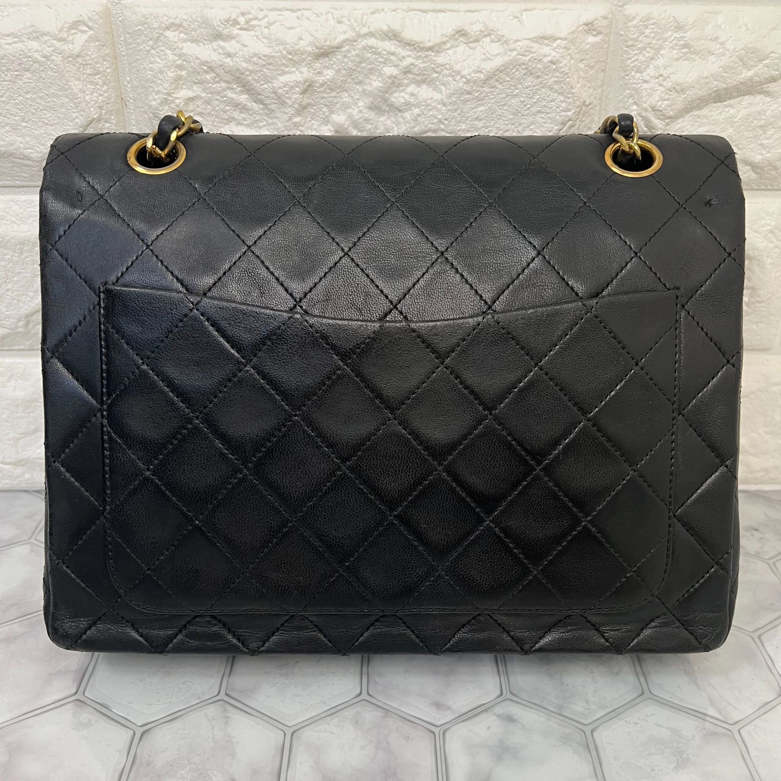 超美品】シャネル マトラッセ 25 ダブルフラップダブルチェーン ＃128