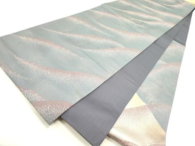 平和屋着物○ファッションデザイナー 花井幸子 六通柄袋帯 流水文 引箔