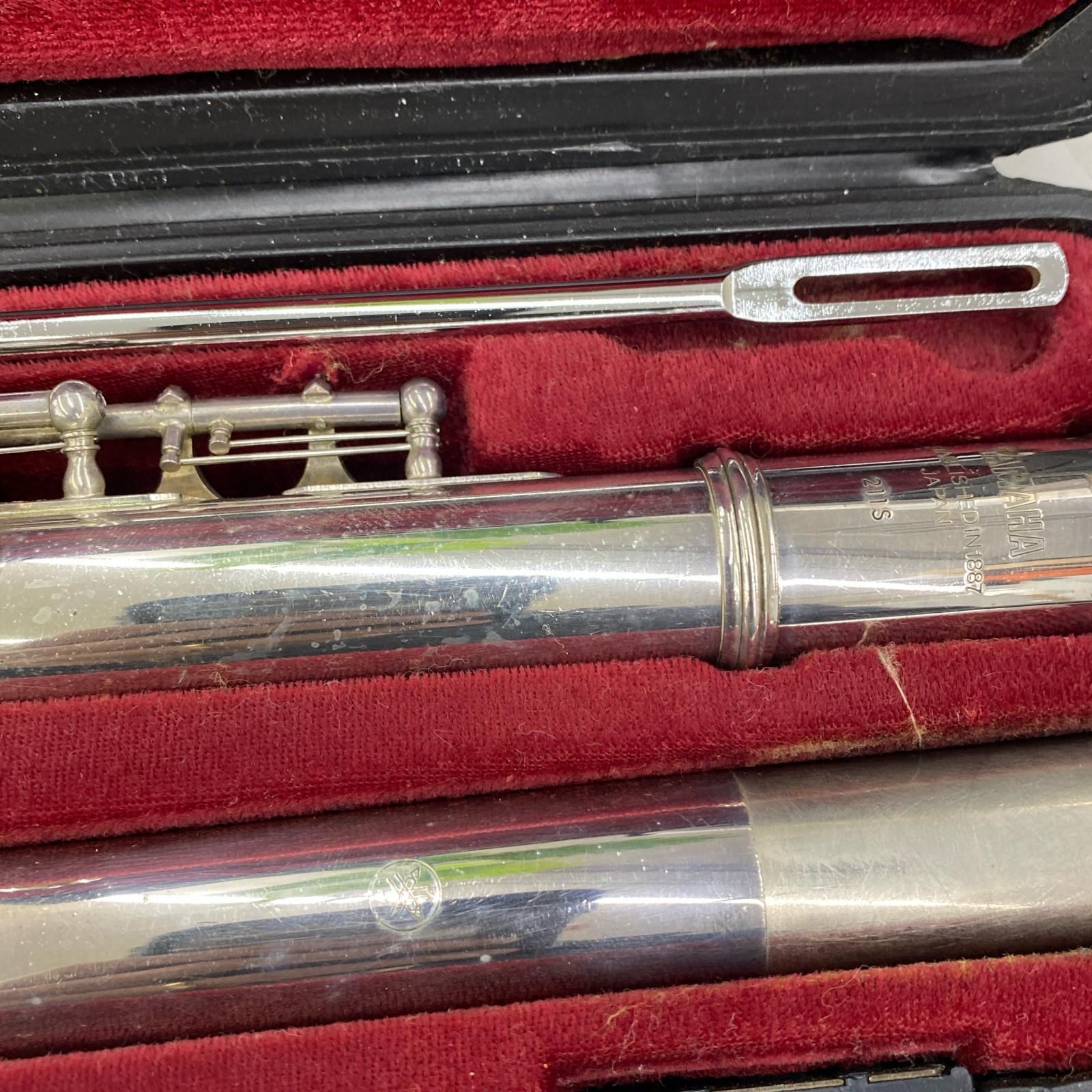 186000 現状品 YAMAHA ヤマハ フルート 管体銀メッキ YFL211S - メルカリ