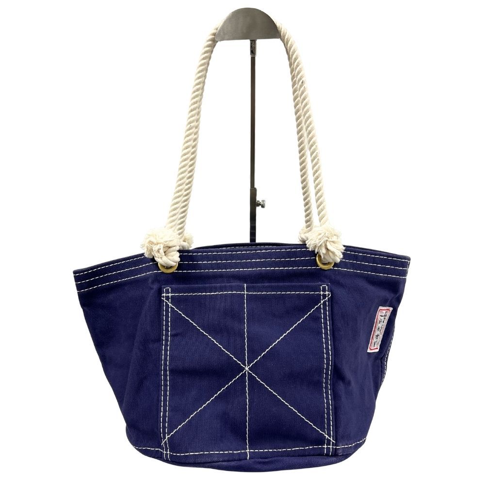 ICHIZAWAHANPU 一澤帆布 牛乳瓶 トートバッグ ネイビーブルー 正規品 / 52828 ICHIZAWAHANPU 一澤帆布 牛乳瓶 トートバッグ ネイビーブルー 正規品