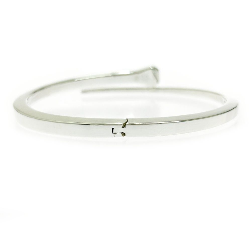 グッチ 釘モチーフ ネイル ワイド バングル 925 グッチ 釘モチーフ