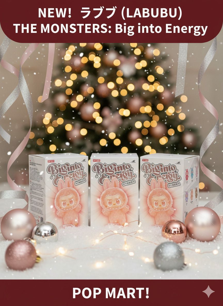 正規品・新品・未開封】Big into Energy ラブブ ×3 エナジー ポップ