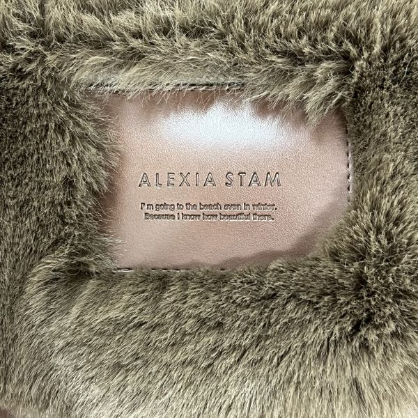 □ 美品 アリシアスタン ALEXIA STAM エコファーコート アウター