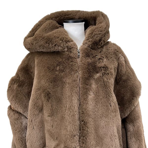 □ 美品 ショップ アリシアスタン ALEXIA STAM エコファーコート