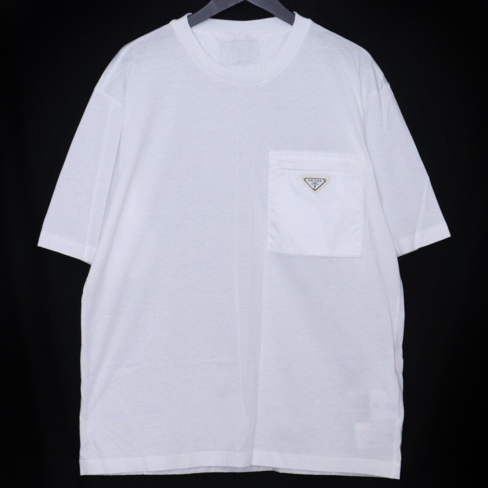 未使用 PRADA Tシャツ トップス リナイロン トライアングルロゴ XXL