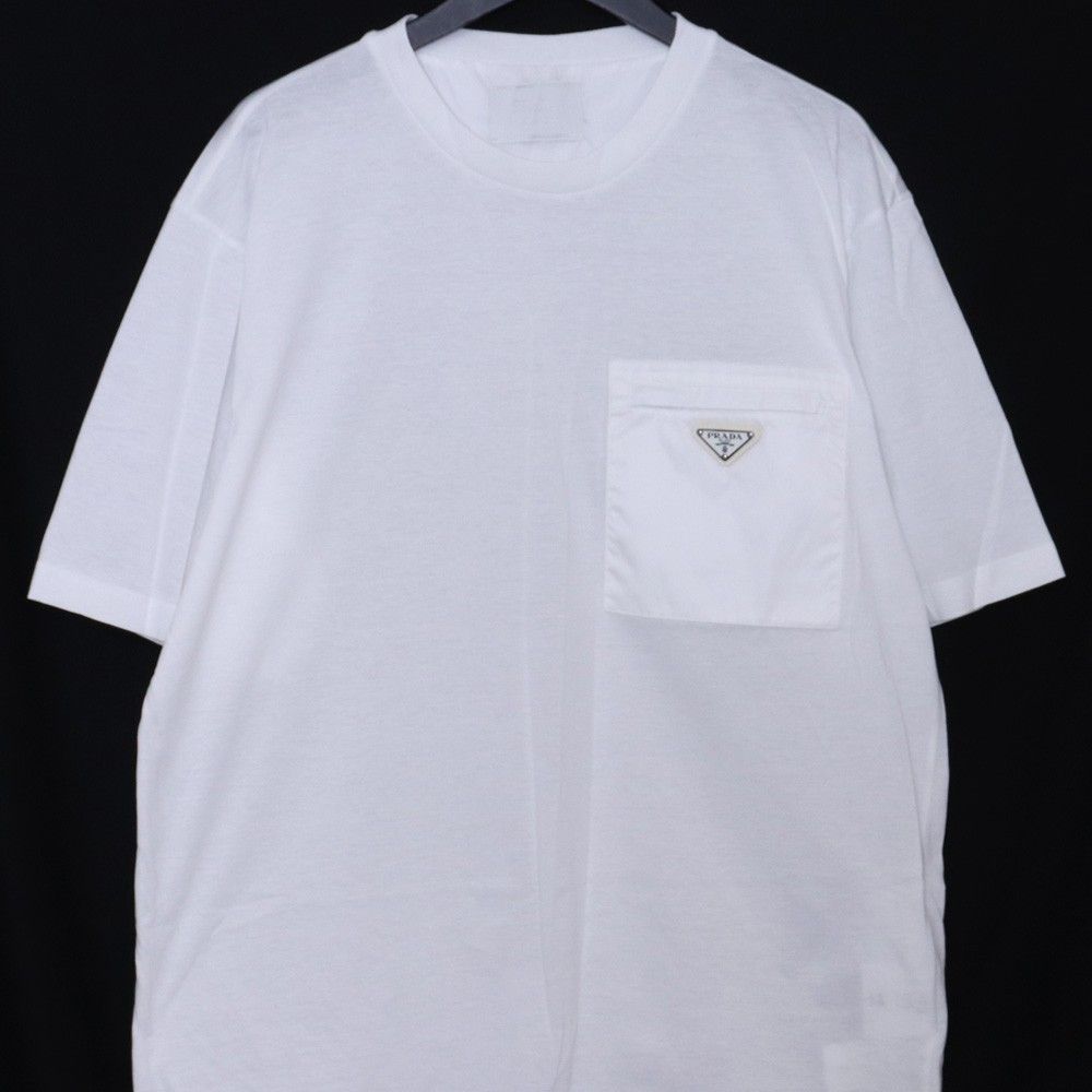 未使用 PRADA Tシャツ トップス リナイロン トライアングルロゴ XXL