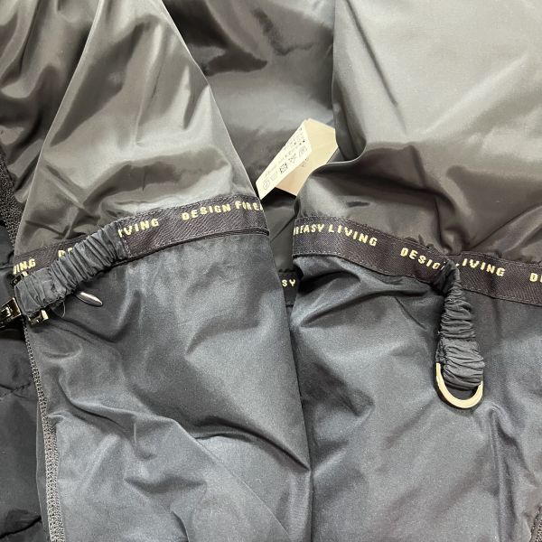 □ エスマックスマーラ S Max Mara ダウンベスト フード ネイビー