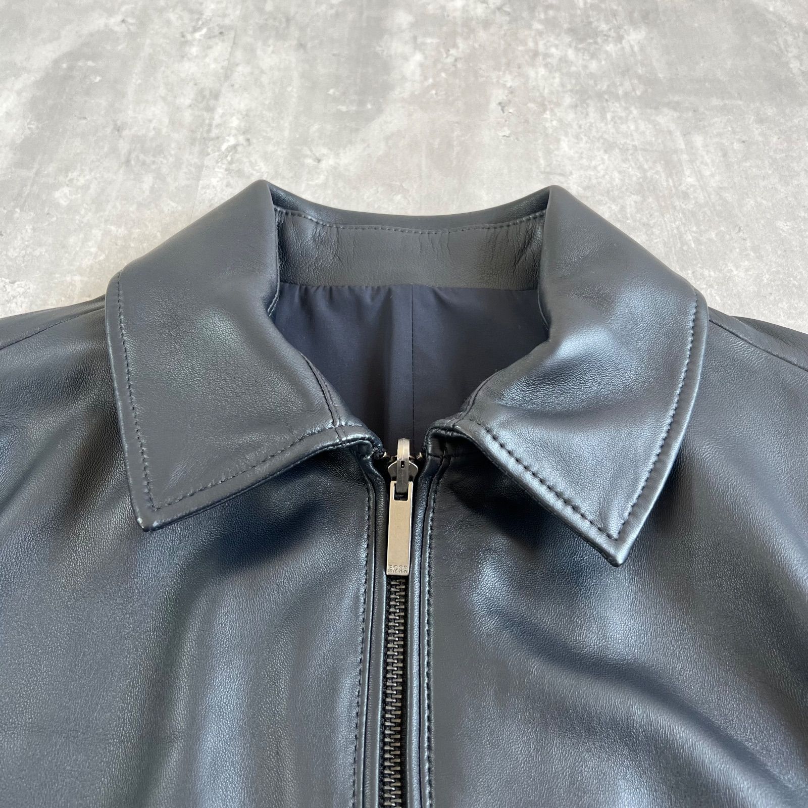 HUGO BOSS / ヒューゴボス ラムレザー リバーシブルジャケット