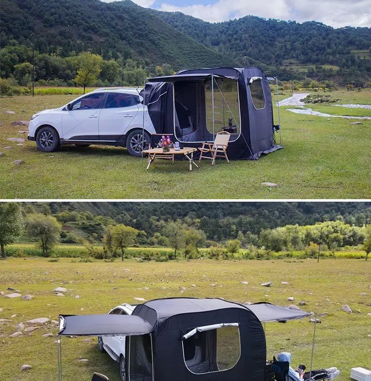 大好評☆防災対策 テント カーサイドタープ 2024トランクテント車中泊