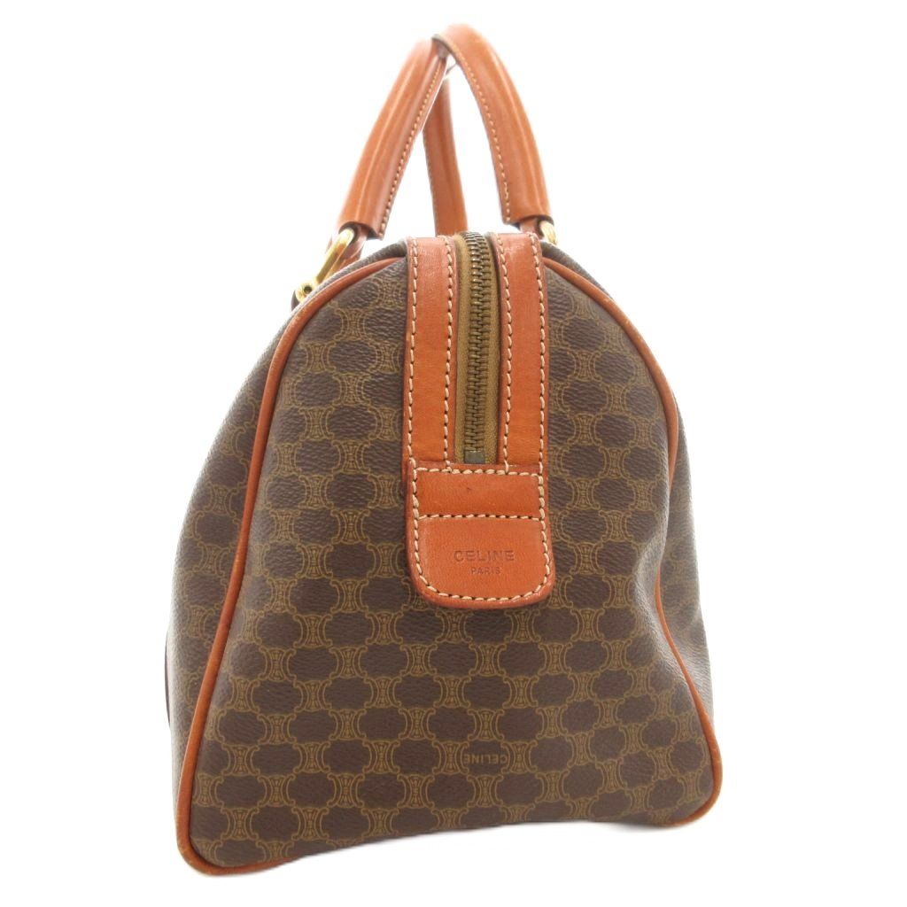 セリーヌ CELINE ハンドバッグ ミニボストン マカダム柄 PVC レザー