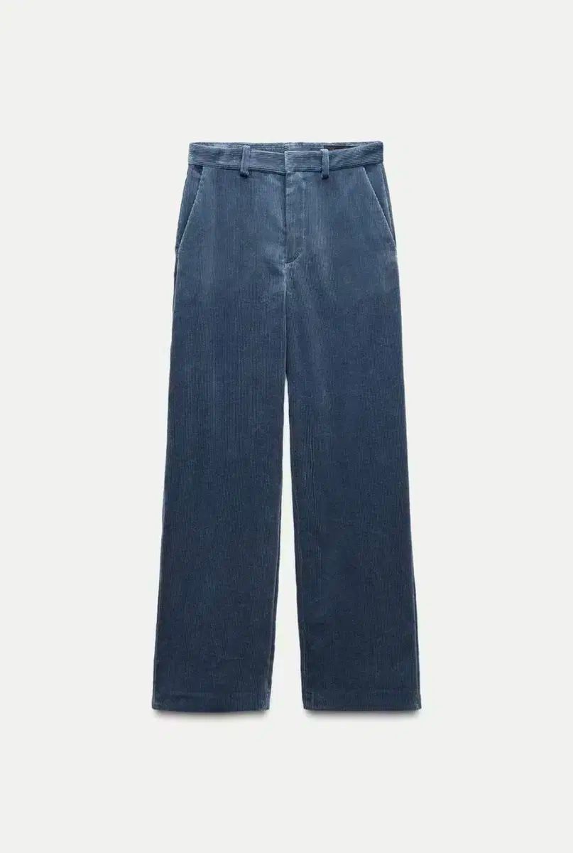  タグそのまま ザラ コーデュロイ ワイド パンツ ブルー その他 デニム ジーンズ