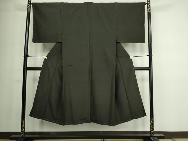 平和屋着物□男性 紬 黒鳶色 正絹 逸品 DAAY7711sf - メルカリ