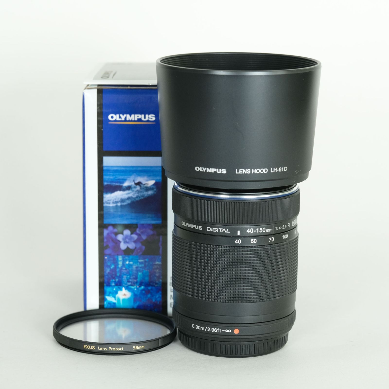 美品 | フード・高級フィルター付] OLYMPUS M.ZUIKO DIGITAL ED 40