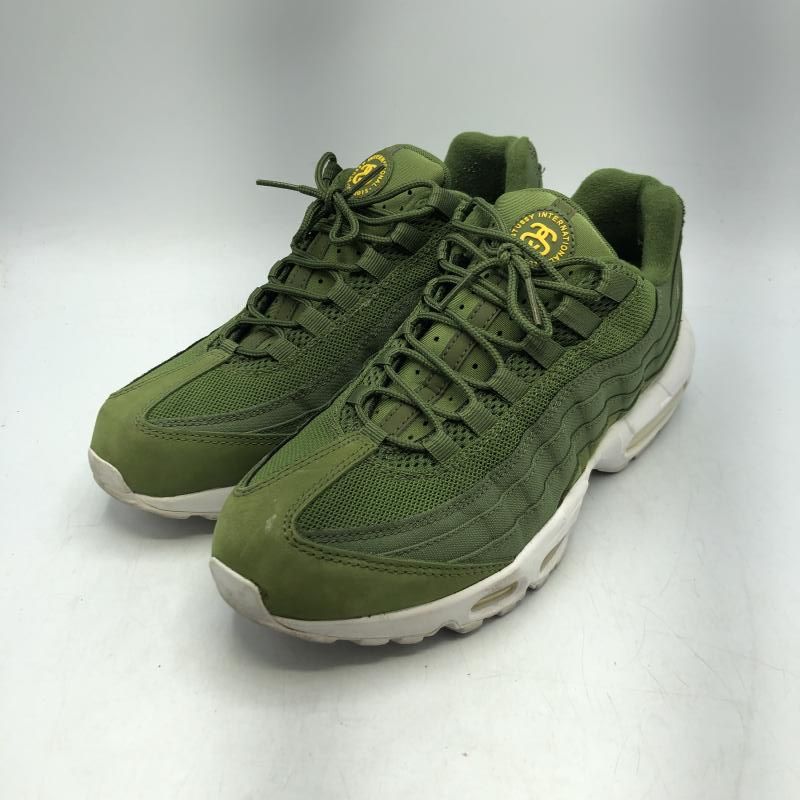 中古】Stussy×NIKE AIR MAX 95 Olive 2015 27.5cm 834668-337