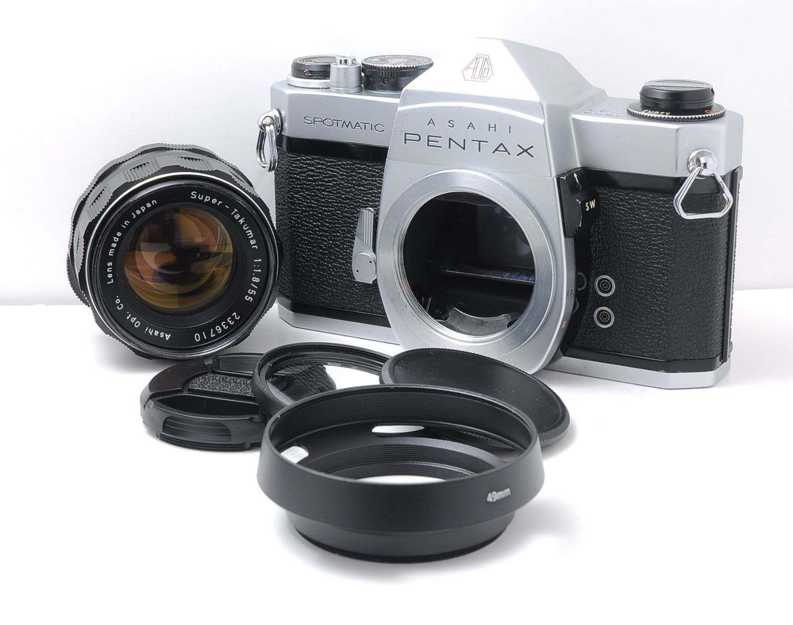 PENTAX SP ＋ Super Takumar 55mm F1.8｜露出計作動・シャッター良好