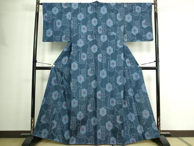 平和屋着物□上質な紬 亀甲花文 正絹 逸品 未使用 DAAY7737sf - メルカリ