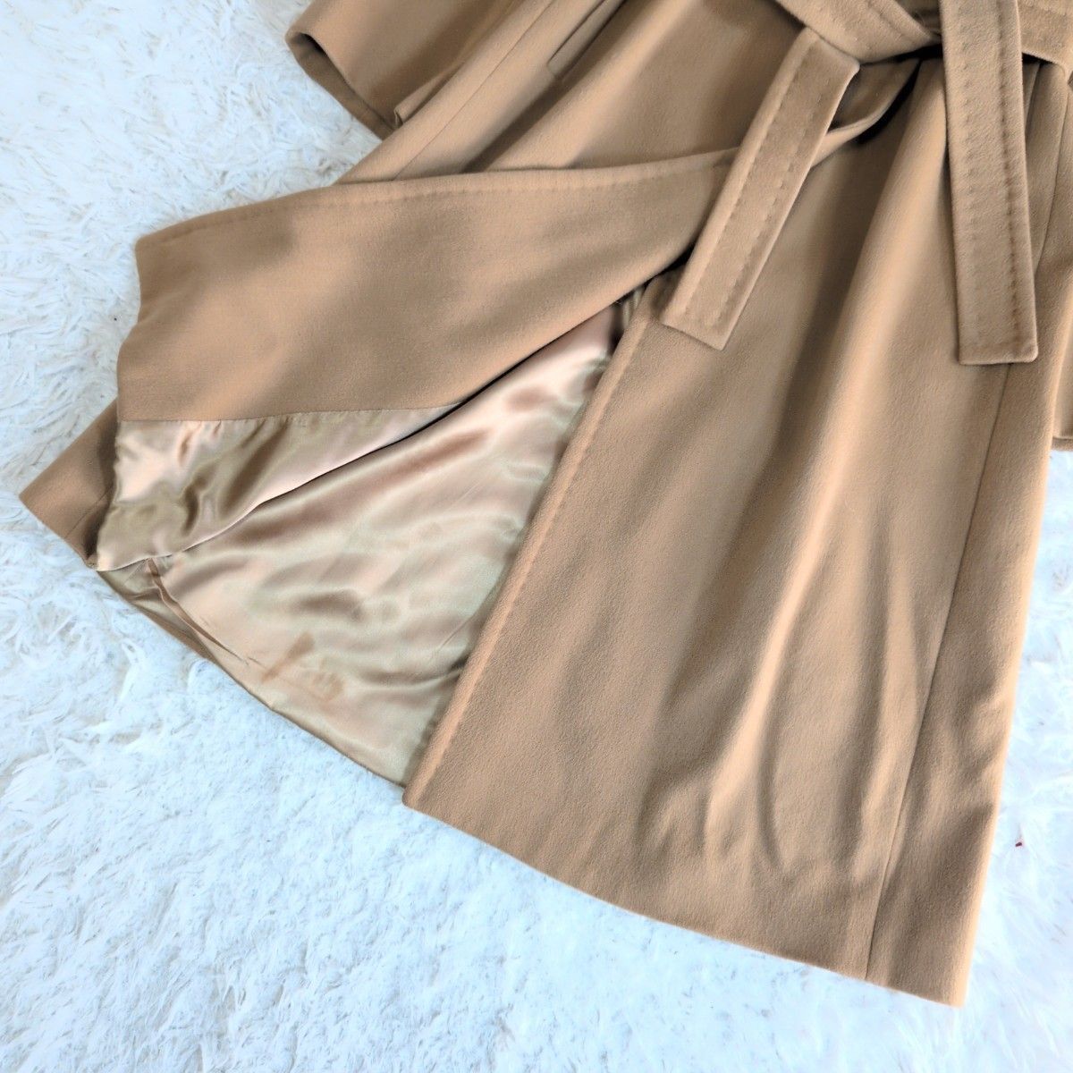 美品✨マックスマーラ MaxMara マレーラ MARELLA ベルテッドチェスター