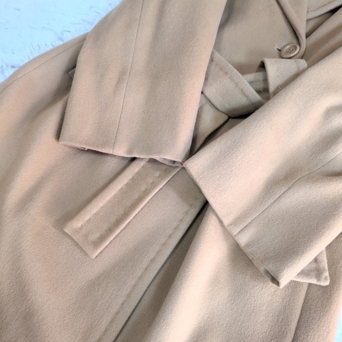 美品✨マックスマーラ MaxMara マレーラ MARELLA ベルテッドチェスター