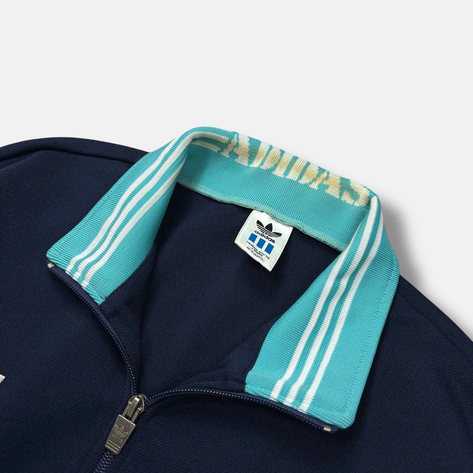 80s adidas トラックジャケット デサント製 y2k ネイビー L - メルカリ