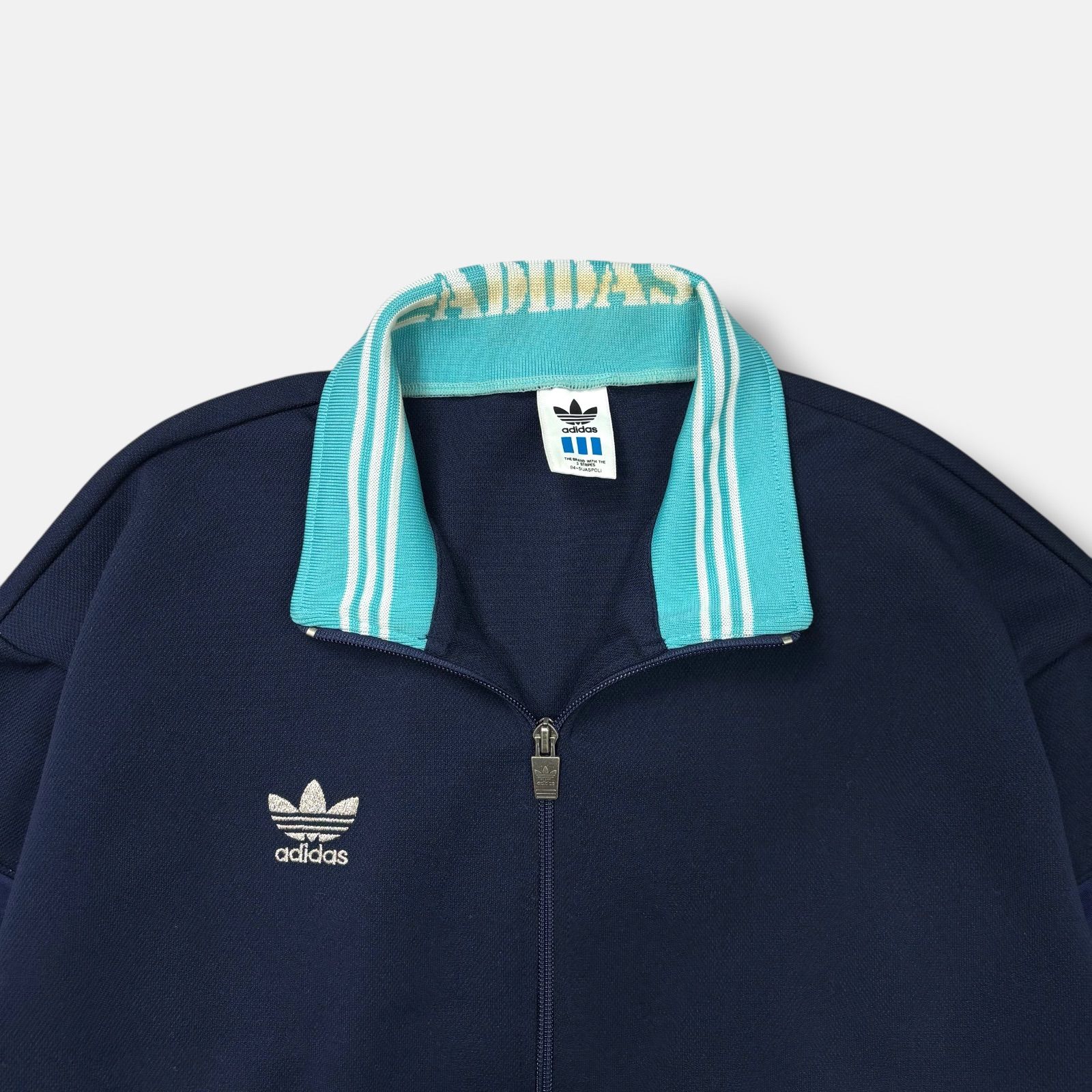 80s adidas トラックジャケット デサント製 y2k ネイビー L - メルカリ