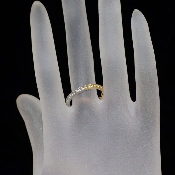 GSTV K18YG/PG/Pt950 天然ピンク/カラーレス/トリートイエロー