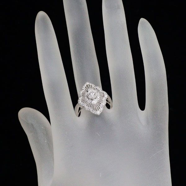 Pt900 ダイヤモンド リング 0.232ct 0.32ct - メルカリ